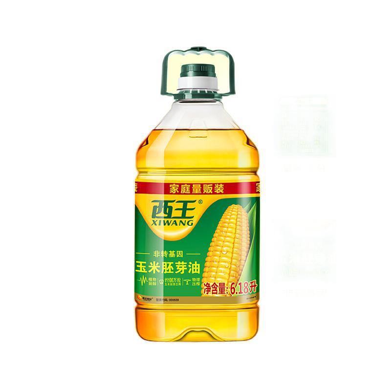 88VIP：XIWANG 西王 玉米胚芽油5.436L食用油非转基因物理压榨加量不加价 1件装