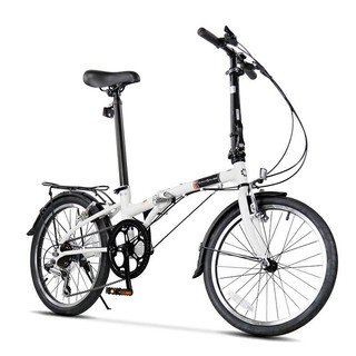 DAHON 大行 D6 折叠自行车 HAT060 白色 6速 20英寸