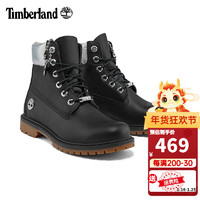 Timberland添柏岚休闲鞋女鞋踢不烂秋冬户外P棉鞋6寸防水高帮马丁靴A2M8G A2M8G015/黑色 37码