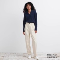 UNIQLO 优衣库 女装 CDC柔软绵羊毛针织POLO衫(长袖毛衣) 464270