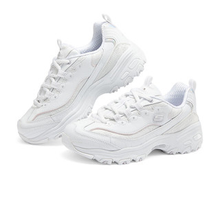 斯凯奇Skechers D'LITES系列女子时尚绑带运动鞋150038 白色/WHT