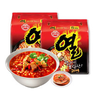 OTTOGI 不倒翁 韩国进口不倒翁热拉面辣味金拉面泡煮速食韩式方便面速食