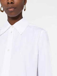 JIL SANDER 奢侈品潮牌 辑精选 女士 JIL SANDER 白色衬衫 J04DL0003 White 34