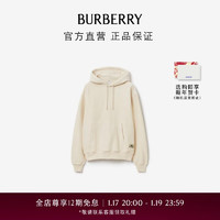 博柏利（BURBERRY）男装 棉质连帽衫80812191 皂白色80812191 L