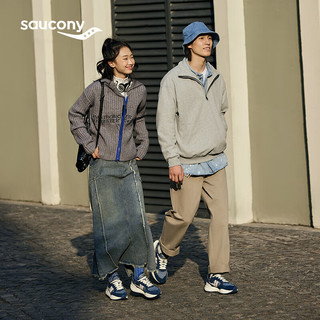 saucony 索康尼 SHADOW 5000X男女休闲鞋复古耐磨舒适运动鞋兰白 44