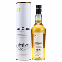 AnCnoc 安努克 洋酒 AnCnoc 安努克高地单一麦芽苏格兰威士忌 纯麦烈酒洋酒 700ml 12年