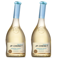 J.P.CHENET 香奈 半甜白葡萄酒甜蜜系列 法国原装进口 歪脖子酒 750ML11.5度 双支