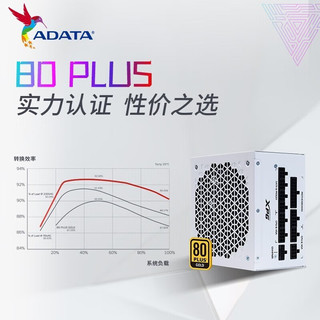 威刚（ADATA）XPG魔核II 1000W电源金牌全模组台式电脑电源 atx3.0电源支持4090 ATX3.0 魔核850W白