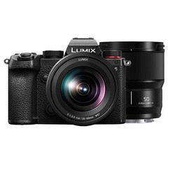 Panasonic 松下 LUMIX S5K 全画幅 微单相机 黑色 Lumix S 双头套机