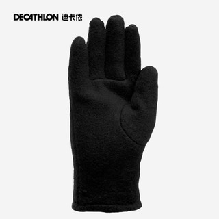 DECATHLON 迪卡侬 户外保暖手套 男童女童儿童宝宝春季加绒抓绒全指手套KIDX