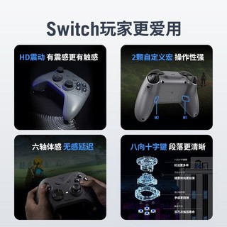 FLYDIGI 飞智 冰原狼游戏手柄Switch版任天堂ns体感圣兽之王王国之泪原神