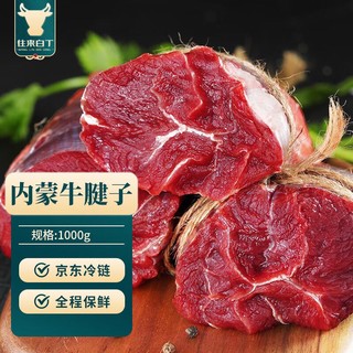 往来白丁 内蒙古牛腱子肉1kg 新鲜黄牛肉健身酱卤冷冻烧烤火锅食材 生鲜