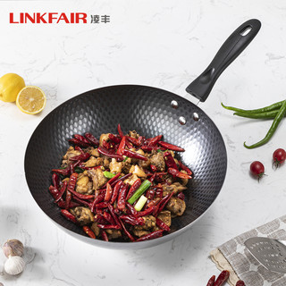 LINKFAIR 凌丰 炒锅铁锅 32cm