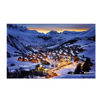3D-JP 平面塑料拼图1000片成人高难度风景装饰阿尔卑斯山雪景H1797