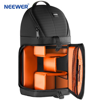 纽尔（NEEWER）单肩斜挎相机包单反微单相机防潮包旅行包摄影器材包镜头背包小号便携带隔层配防雨罩