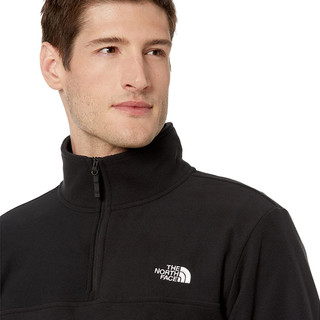 北面 TheNorthFace北面美版秋冬保暖男抓绒衣TKA GLACIER Quarter Zip