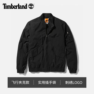 添柏岚（Timberland）男款飞行夹克24春夏户外防泼水A4225 A4225001/黑色 XS