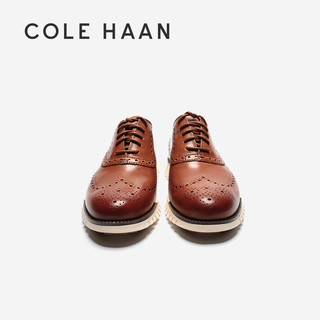 colehaan/歌涵 男鞋牛津鞋 24年春季布洛克雕花休闲皮鞋男C39602 棕色-C39602 41