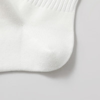 三枪（THREEGUN）【5双】袜子5A抗菌中筒袜女款防滑消臭秋冬袜纯色高弹女袜 白*5 均码