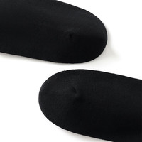 三枪（THREEGUN）【5双】袜子5A抗菌中筒袜女款棉防滑消臭秋冬袜纯色高弹女袜 黑*5 均码