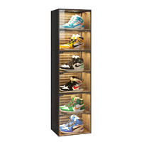 20个装aj鞋盒鞋子收纳透明防氧化仿亚克力球鞋架鞋墙折叠鞋柜