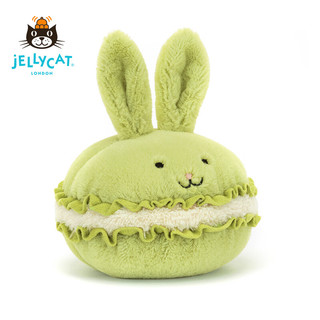 Jellycat英国早春精致甜点邦尼兔马卡龙可爱毛绒玩具娃娃公 精致甜点邦尼兔马卡龙 H12 X W12 CM