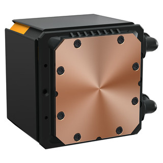 金河田 HIFI YJ360一体式CPU水冷散热器无光风扇版 黑色 一线通预装风扇/支持多平台/陶瓷水泵/PWM温控