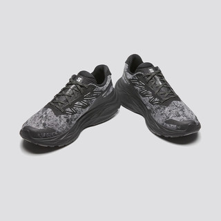萨洛蒙（Salomon）男款 户外运动轻量舒适透气稳定路跑跑步鞋 AERO GLIDE 2 黑色 474271 6.5 (40)