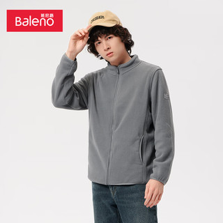 班尼路（Baleno）摇粒绒夹克男时尚潮流休闲百搭保暖外套 003E M