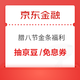  京东金融 腊八节金条专属福利 抽京豆/免息券　