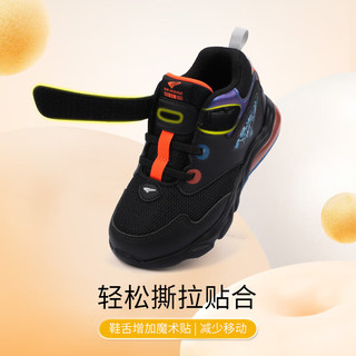 江博士学步鞋运动鞋 冬季男女童休闲儿童鞋B14234W012黑/白 26 26(脚长15.6-16.1cm)