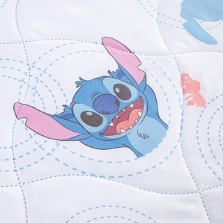 Disney 迪士尼 A类毛毯子抱枕被子枕头芯毛巾浴巾收纳桶地垫 150*200cm史迪奇