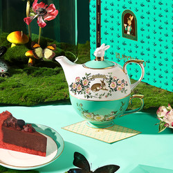 blanbunny 布兰兔 秘密花园子母壶骨瓷茶具套装复古下午茶茶壶礼物送礼送女生