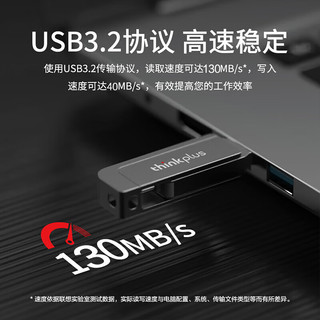 联想（lenovo）64GB Type-C USB3.2双接口U盘MU253高速移动优盘