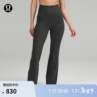 lululemon丨Groove Nulu™ 女士超高腰喇叭裤 LW5FIXA 黑色 XS