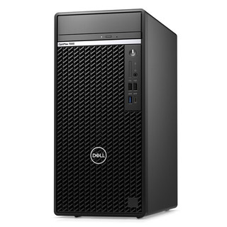 戴尔DELL台式机 Optiplex 7000 MT 商用办公电脑主机(12代i7-12700/32G/2T SSD/4G独显)+27英寸 单主机+27英寸