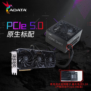 威刚（ADATA）XPG魔核金牌全模组电源 机箱电源 全日系电容 ATX3.0电源 4060ti显卡 6金牌全模1000W/全日系ATX3.0/10年