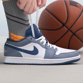 耐克（NIKE）男鞋运动鞋 24春季Air Jordan 1 Low场下训练休闲篮球鞋 553558-414 42.5