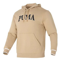 彪马（PUMA）男子运动休闲字母连帽卫衣681253 浅棕色681253-83 S 浅棕色|681253-83