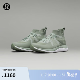 lululemon丨chargefeel 2 女士中帮综合跑训鞋 LW9EQ1S 棕榈球场/浅鼠尾草/白色 39