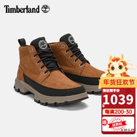 添柏岚（Timberland）马丁靴男鞋23冬季户外运动休闲鞋防水牛皮高帮靴徒步鞋A5USH A5USHF13/铁锈色 45