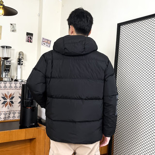 PUMA彪马羽绒服男装户外运动服加厚连帽御寒保暖外套上衣 678720-01 L(180/100A)