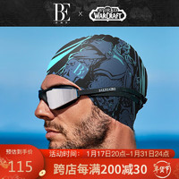 范德安（BALNEAIRE）魔兽世界系列硅胶泳帽男款格纹不易脱落男女游泳 BXYM03