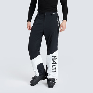 HALTI芬兰户外滑雪裤男防水保暖P棉单板双板雪裤HKPCS557267S 黑色 170