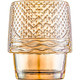  LOVWISH 乐唯诗 玻璃水杯鲤鱼杯年年有余创意轻奢锦鲤鱼形叠叠杯玻璃杯茶水杯酒杯 金色鱼杯-B号　