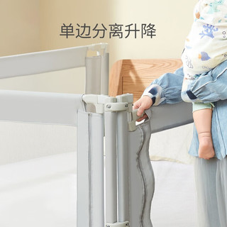 可优比（KUB）床围栏婴儿床护栏儿童宝宝防摔防掉垂直升降防护栏 绿色 1.8米-单片