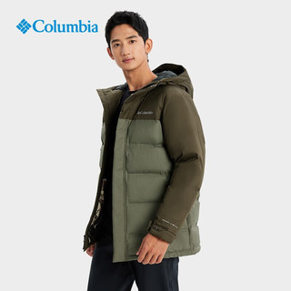 哥伦比亚（Columbia）哥伦比亚户外男子金点热能防水冲锋衣650蓬鸭绒羽绒服WE8972 397(23) S(170/92A)