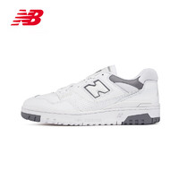 NEW BALANCE 男鞋女鞋BB550系列时尚舒适透气运动休闲鞋 白色/灰色 BB550SWA 44.5(脚长28.5cm)