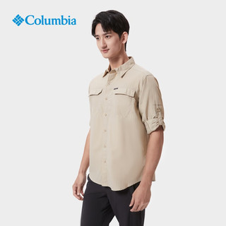 哥伦比亚（Columbia）户外男防晒UPF50防紫外线速干衬衫AE0651 160（尺码偏小，拍大一码） M(175/96A)