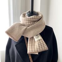 昏镜 女士千鸟格围巾 秋冬款